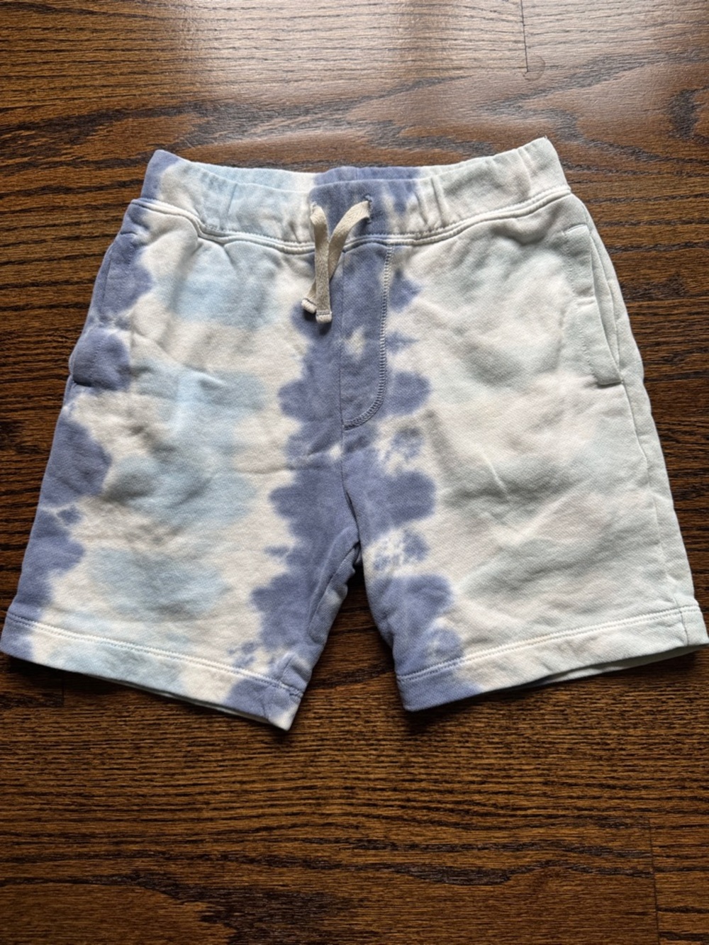 Crewcuts Tie-Dye Blue and White Kids Shorts Size 7